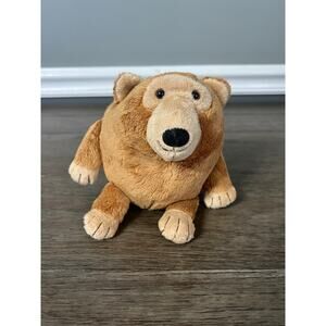 Goof Ballz Bailee‎ The Bear Round Brown Tan Plush